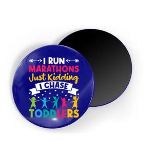 I Run Marathons Just Ding Chase Teacher Mom Gift Magnet