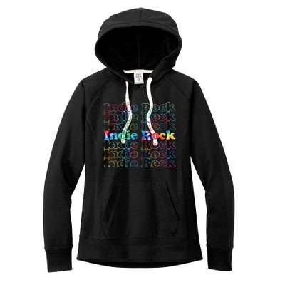 Indie Rock Music Tie Dye Women's Fleece Hoodie