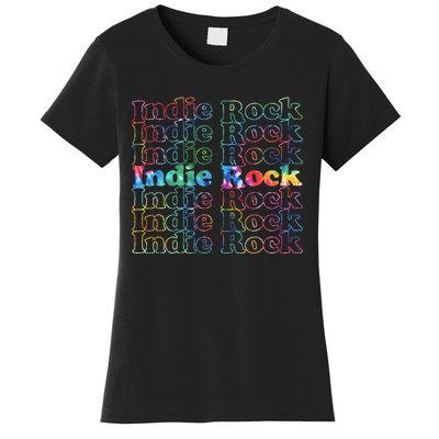 Indie Rock Music Tie Dye Women's T-Shirt