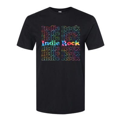 Indie Rock Music Tie Dye Softstyle® CVC T-Shirt