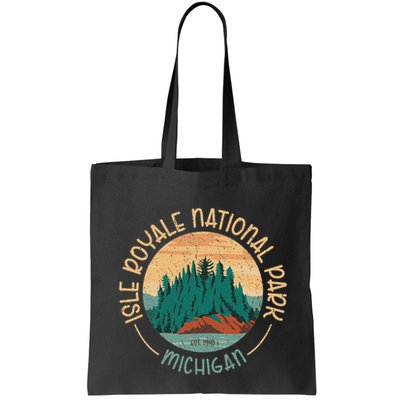 Isle Royale Michigan National Park Moose Sillhouete Bag