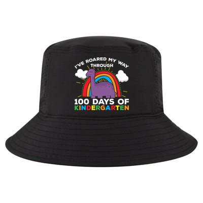 I've Roared My Way Through 100 Days Of Kindergarten Funny Gift Cool Comfort Performance Bucket Hat