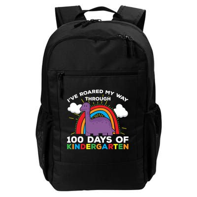 I've Roared My Way Through 100 Days Of Kindergarten Funny Gift Backpack