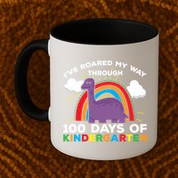 I've Roared My Way Through 100 Days Of Kindergarten Funny Gift Mug