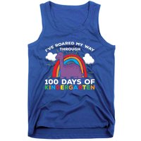 I've Roared My Way Through 100 Days Of Kindergarten Funny Gift Tank Top