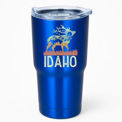 Idaho Retro Mountain Vintage Elk Hiking Gift Great Gift Tumbler