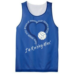 I'm Raising Mine! Volleyball Mom Gift Volleyball Mom Gift Mesh Reversible Basketball Jersey Tank