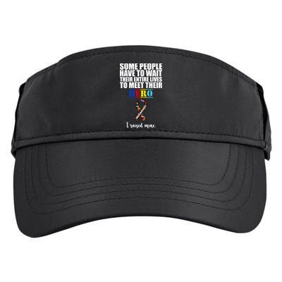 I Raised My Hero Autism Awareness Quote Adult Drive Performance Visor