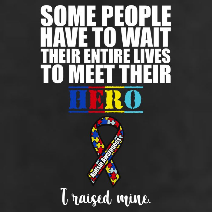 I Raised My Hero Autism Awareness Quote Adult Drive Performance Visor