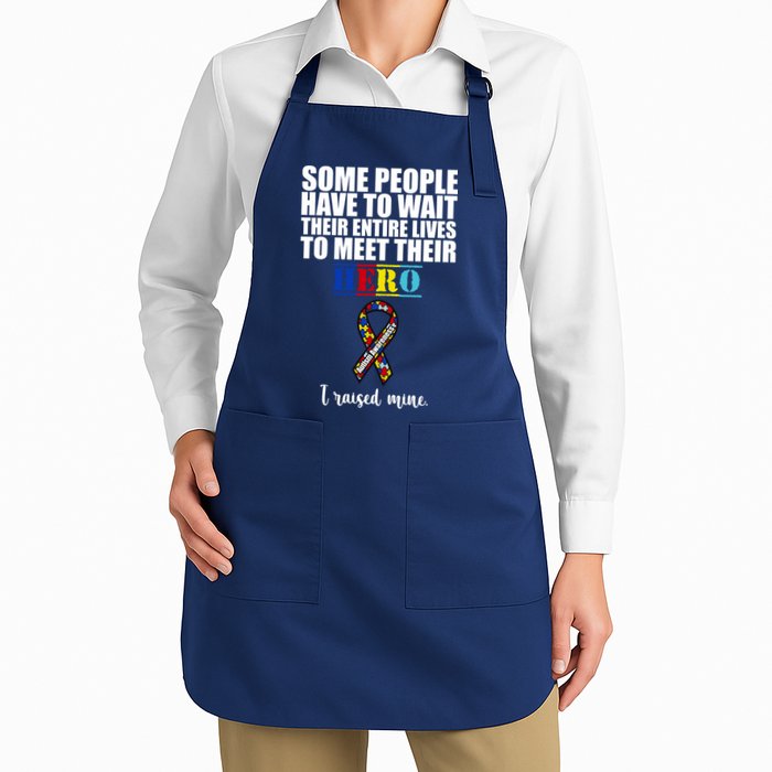 I Raised My Hero Autism Awareness Quote Apron