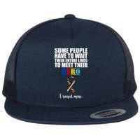 I Raised My Hero Autism Awareness Quote Flatbill Hat
