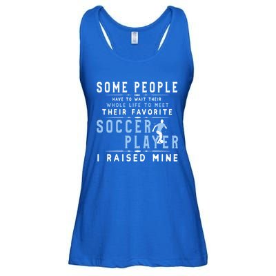 I Raised My Favorite Soccer Player Gift Proud Dad And Mom Gift Cool Gift Ladies Essential Flowy Tank