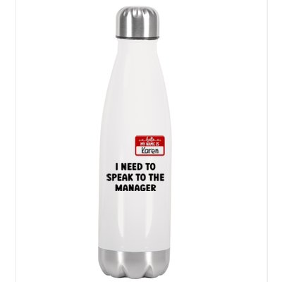 I R.at NY I Love Rats New York Funny R.ats Lover Stainless Steel Insulated Water Bottle