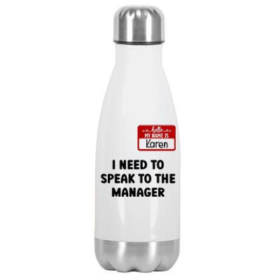 I R.at NY I Love Rats New York Funny R.ats Lover Stainless Steel Insulated Water Bottle