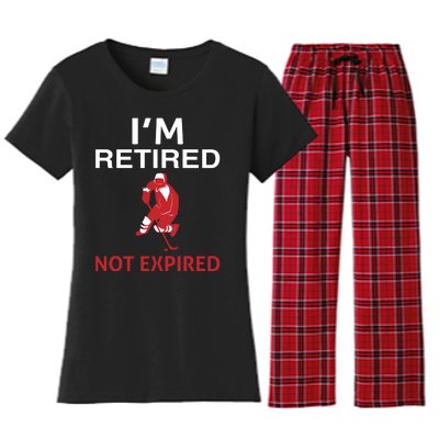 I'm Retired Not Expired Women's Flannel Pajama Set