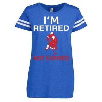 I'm Retired Not Expired Enza Ladies Jersey Football T-Shirt