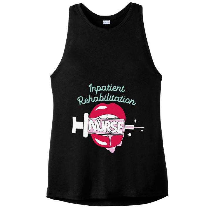 Inpatient Rehabilitation Nurse Rn Rehab Nursing Hot Lips Ladies PosiCharge Tri-Blend Wicking Tank