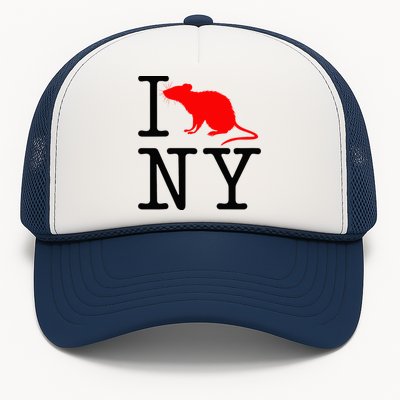 I Rat NY I Love Rats New York Funny Trucker Hat