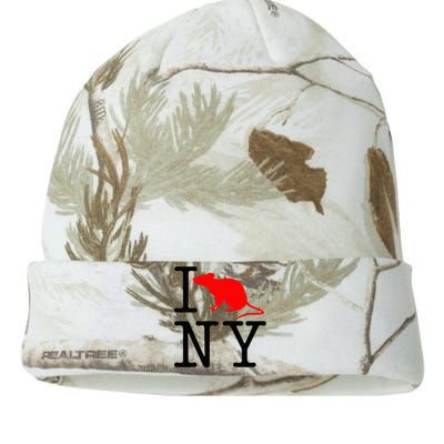 I Rat NY I Love Rats New York Funny Kati Licensed 12" Camo Beanie