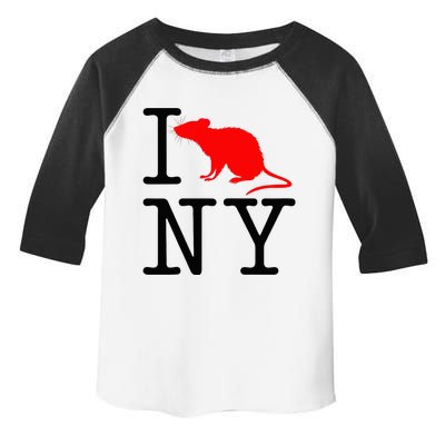 I Rat NY I Love Rats New York Funny Toddler Fine Jersey T-Shirt