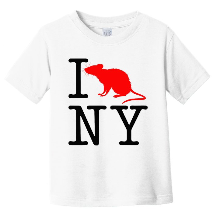 I Rat NY I Love Rats New York Funny Toddler T-Shirt