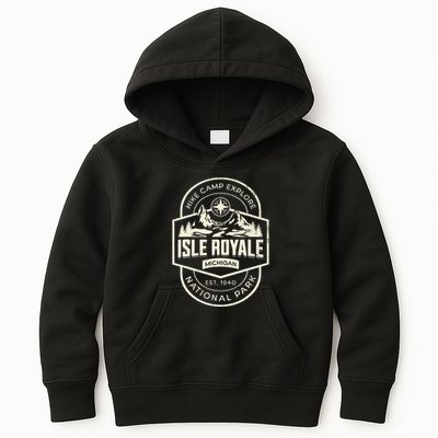 Isle Royale National Park Kids Hoodie