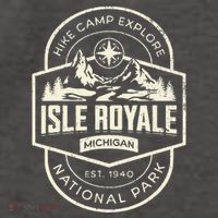 Isle Royale National Park Vector Backpack