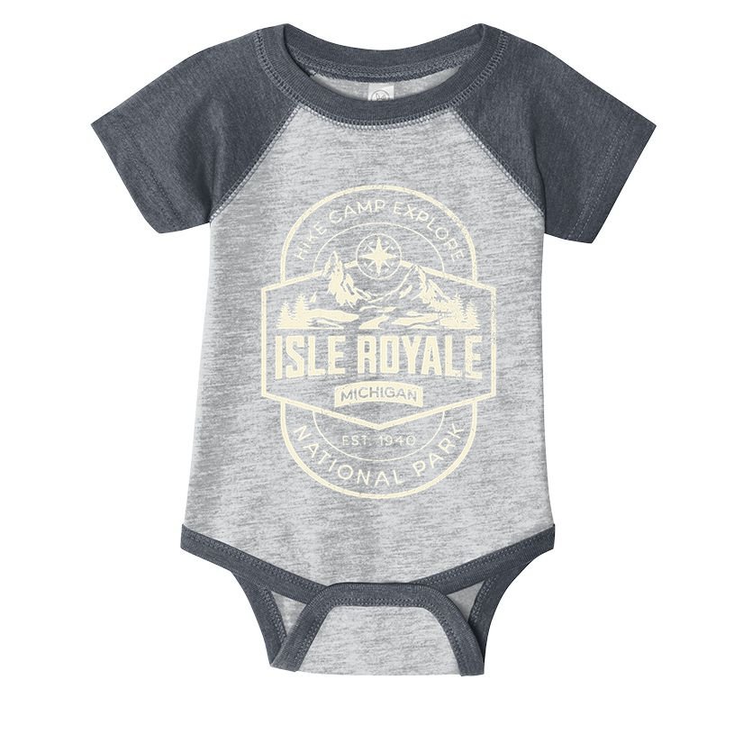 Isle Royale National Park Infant Baby Jersey Bodysuit