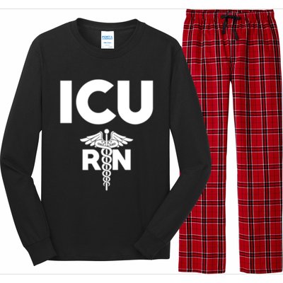 Icu Registered Nurse Intensive Care Unit Rn Staff Meaningful Gift Long Sleeve Pajama Set