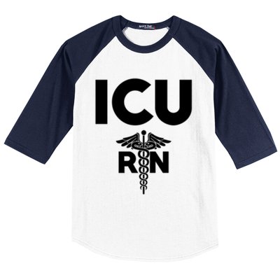 Icu Registered Nurse Intensive Care Unit Rn Staff Meaningful Gift Baseball Sleeve Shirt