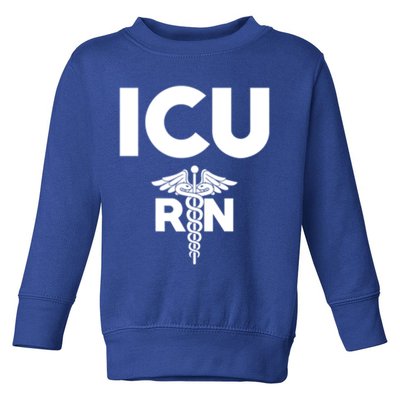 Icu Registered Nurse Intensive Care Unit Rn Staff Gift Toddler Sweatshirt