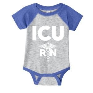 Icu Registered Nurse Intensive Care Unit Rn Staff Gift Infant Baby Jersey Bodysuit