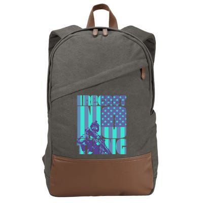 I Regret Nothing Great Gift Cotton Canvas Backpack