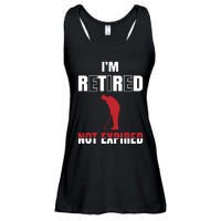 I'm Retired Not Expired Ladies Essential Flowy Tank