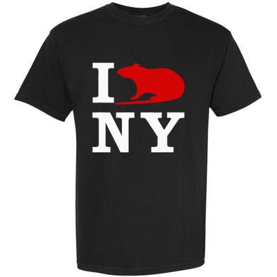 I Rat NY I Love Rats New York Garment-Dyed Heavyweight T-Shirt