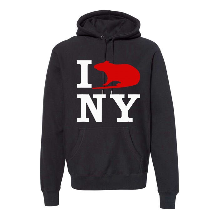 I Rat NY I Love Rats New York Premium Hoodie