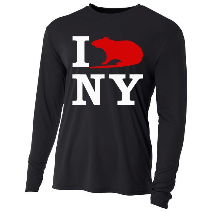 I Rat NY I Love Rats New York Cooling Performance Long Sleeve Crew