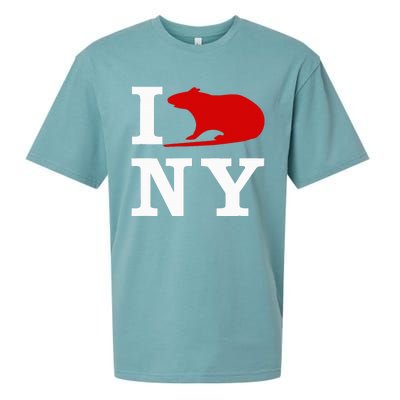 I Rat NY I Love Rats New York Sueded Cloud Jersey T-Shirt