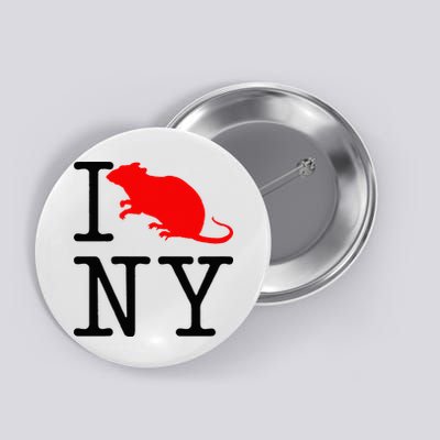 I Rat NY I Love Rats New York Funny Rats Lover Button