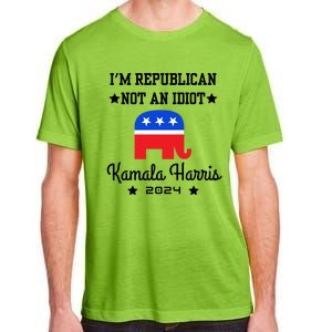 IM Republican Not An Idiot Kamala Harris 2024 Adult ChromaSoft Performance T-Shirt