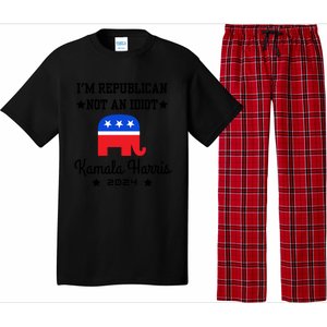 IM Republican Not An Idiot Kamala Harris 2024 Pajama Set