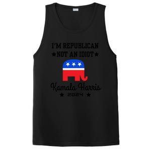 IM Republican Not An Idiot Kamala Harris 2024 PosiCharge Competitor Tank