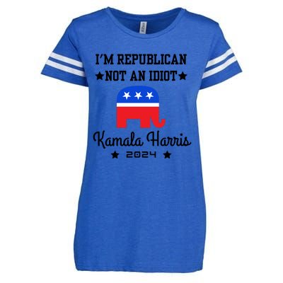 IM Republican Not An Idiot Kamala Harris 2024 Enza Ladies Jersey Football T-Shirt