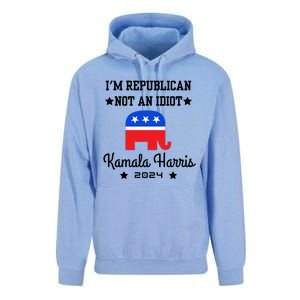 IM Republican Not An Idiot Kamala Harris 2024 Unisex Surf Hoodie