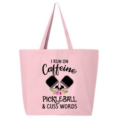 I RUN ON CAFFEINE PICKLEBALL 25L Jumbo Tote