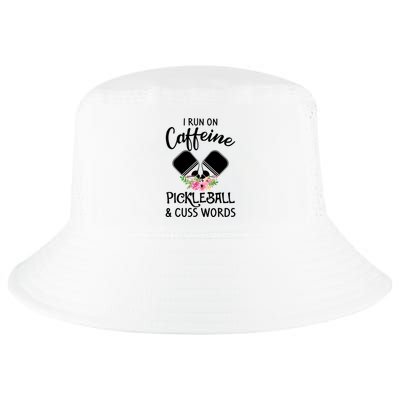 I RUN ON CAFFEINE PICKLEBALL Cool Comfort Performance Bucket Hat