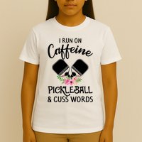 I RUN ON CAFFEINE PICKLEBALL T-Shirt