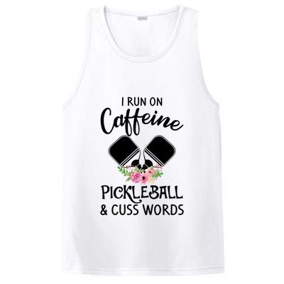 I RUN ON CAFFEINE PICKLEBALL PosiCharge Competitor Tank