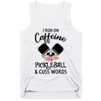 I RUN ON CAFFEINE PICKLEBALL Tank Top