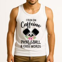 I RUN ON CAFFEINE PICKLEBALL Tank Top